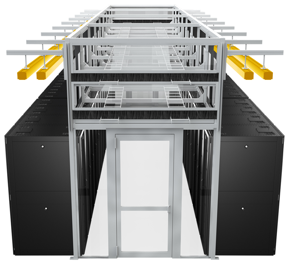 Hot Aisle Cold Aisle | Aisle Frame | Modular Data Center Containment Solutions | Subzero Engineering