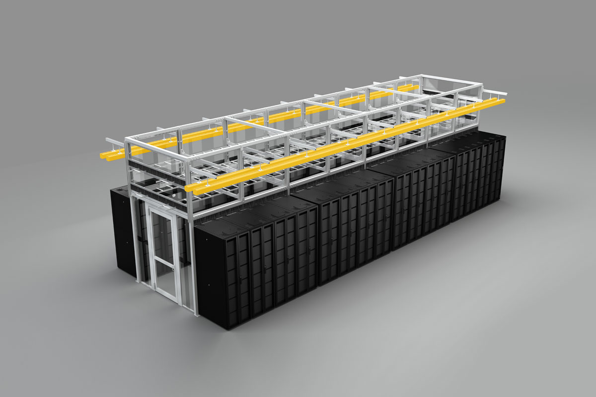 Aisle Frame | Essential Containment Solutions | Micro Data Center | Subzero Engineering