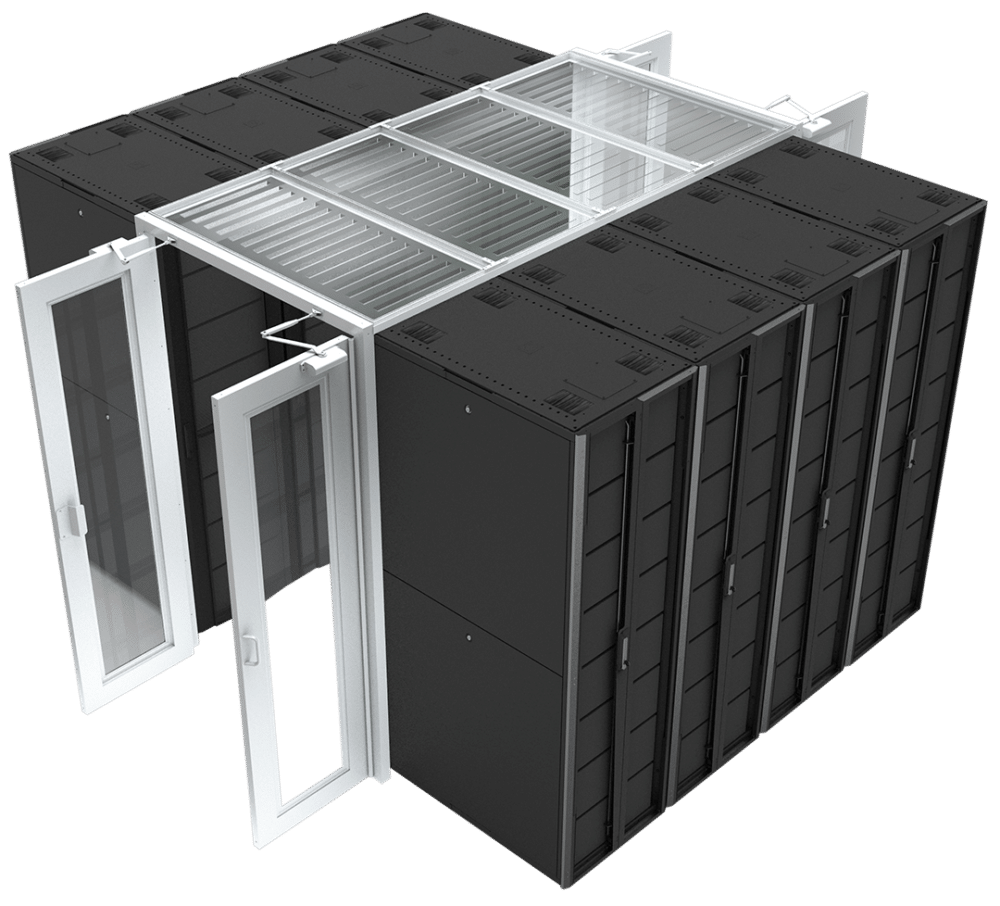 Single Hinged Aisle End Doors | Data Center Containment | Subzero Engineering