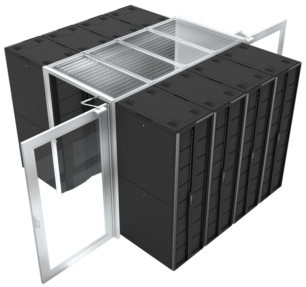 Single Hinged Aisle End Doors | Data Center Containment | Subzero Engineering