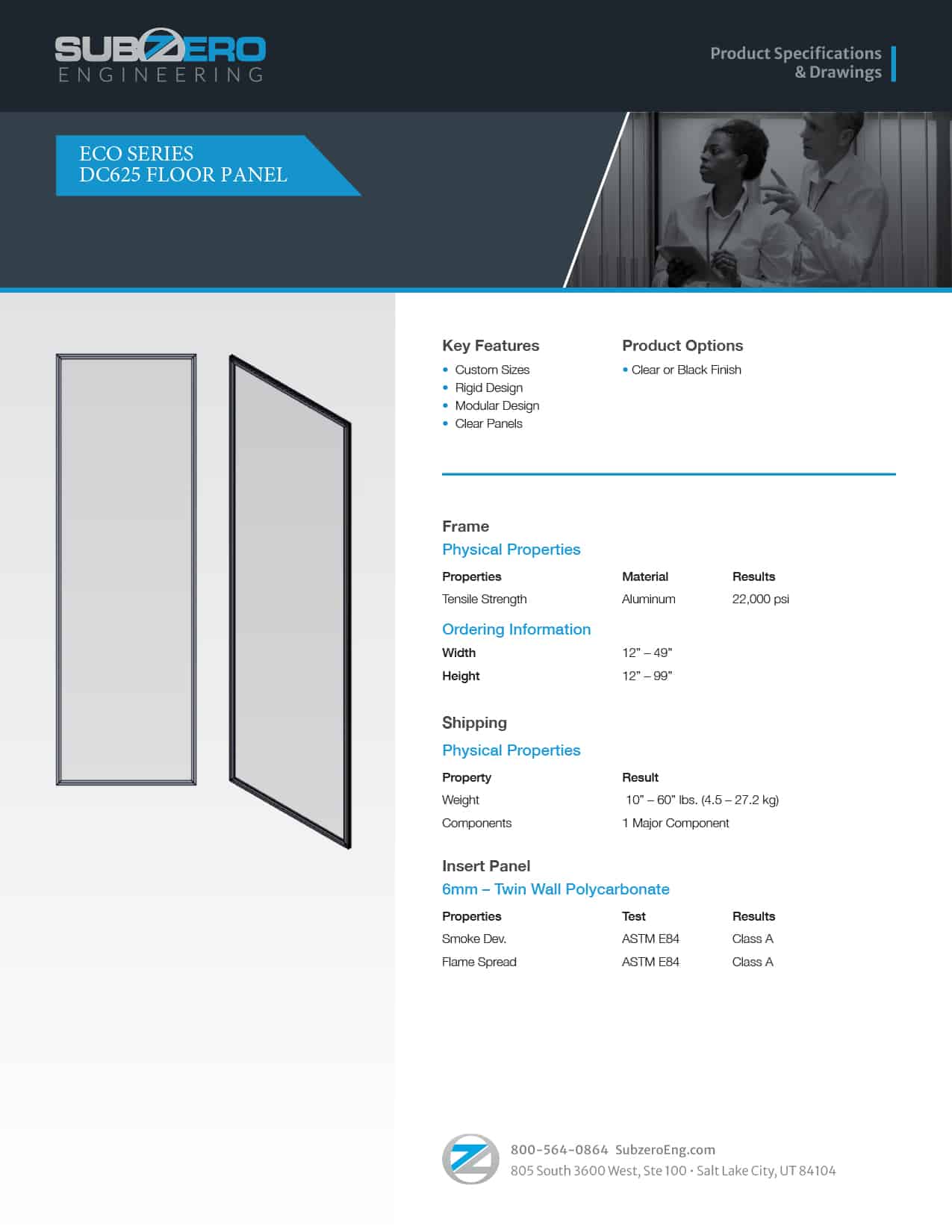 Eco Series DC625 Floor Panel