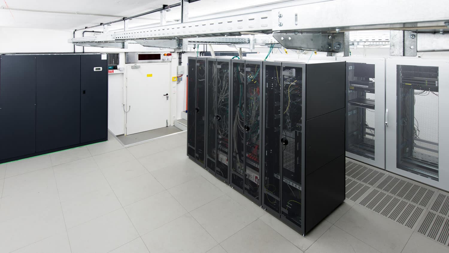 small set of servers in small room - a micro data center